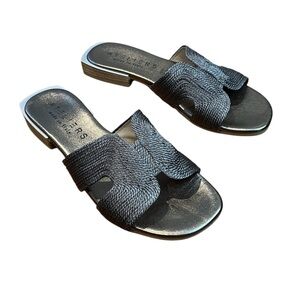 Ateliers Fantine Woven Slide Sandal